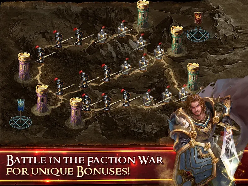 Deck Heroes: Legacy [MOD: безлимитные ресурсы и усиленные герои] (Бесплатно / APK) — скриншот 4