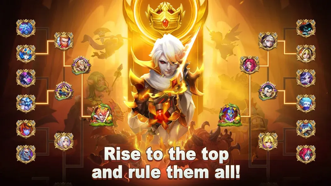 Castle Clash: World Ruler [MOD: безлимитные ресурсы и усиленные войска] последняя версия — скриншот 3
