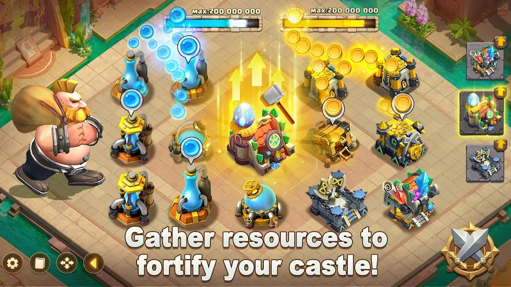 Castle Clash: World Ruler [MOD: безлимитные ресурсы и усиленные войска] последняя версия — скриншот 4