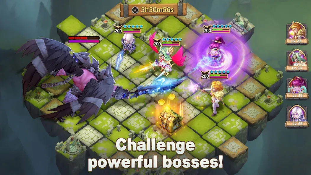 Castle Clash: World Ruler [MOD: безлимитные ресурсы и усиленные войска] последняя версия — скриншот 5