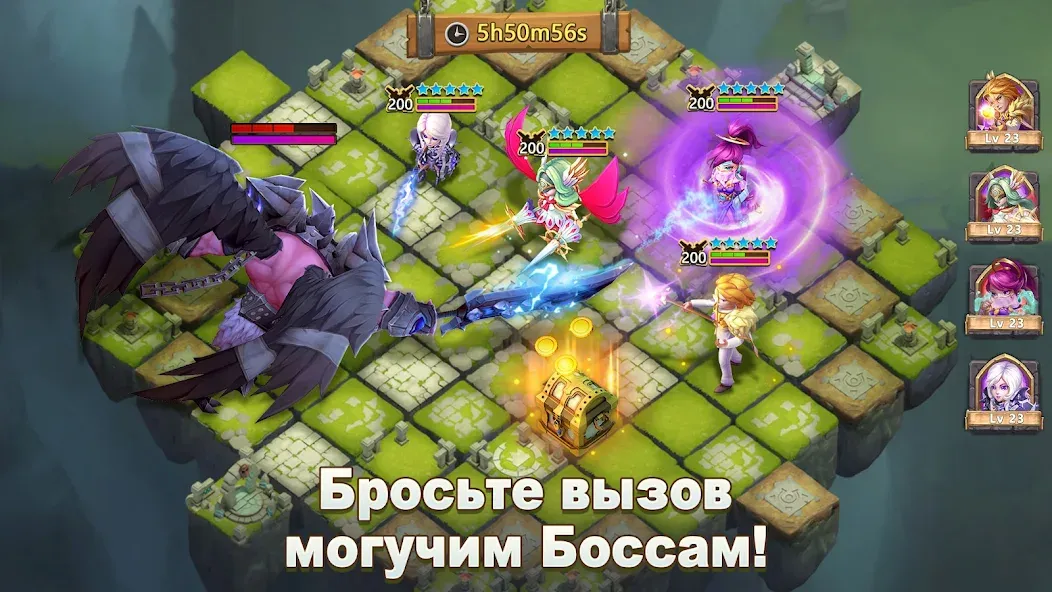 Castle Clash: Правитель мира [MOD: безлимитные ресурсы и сильная армия] (Бесплатно / APK) — скриншот 3