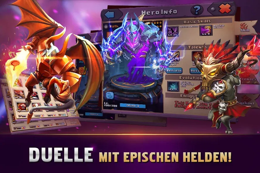 Clash of Lords 2: Ehrenkampf [MOD: безлимитные ресурсы и усиленные герои] последняя версия — скриншот 4