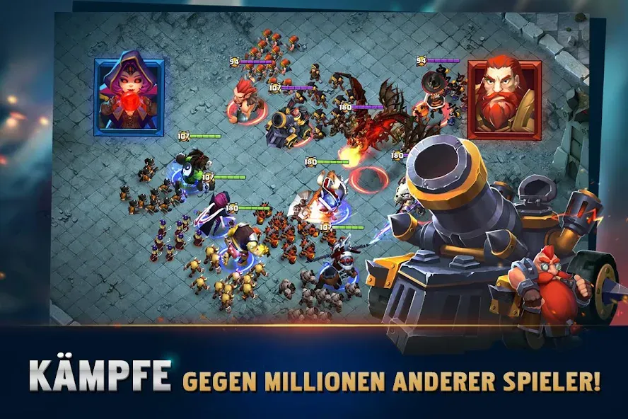 Clash of Lords 2: Ehrenkampf [MOD: безлимитные ресурсы и усиленные герои] последняя версия — скриншот 5