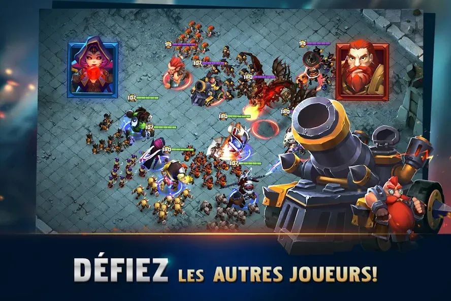 Clash of Lords 2: Clash Divin [MOD: безлимитные ресурсы и усиленные герои] (Бесплатно / APK) — скриншот 5