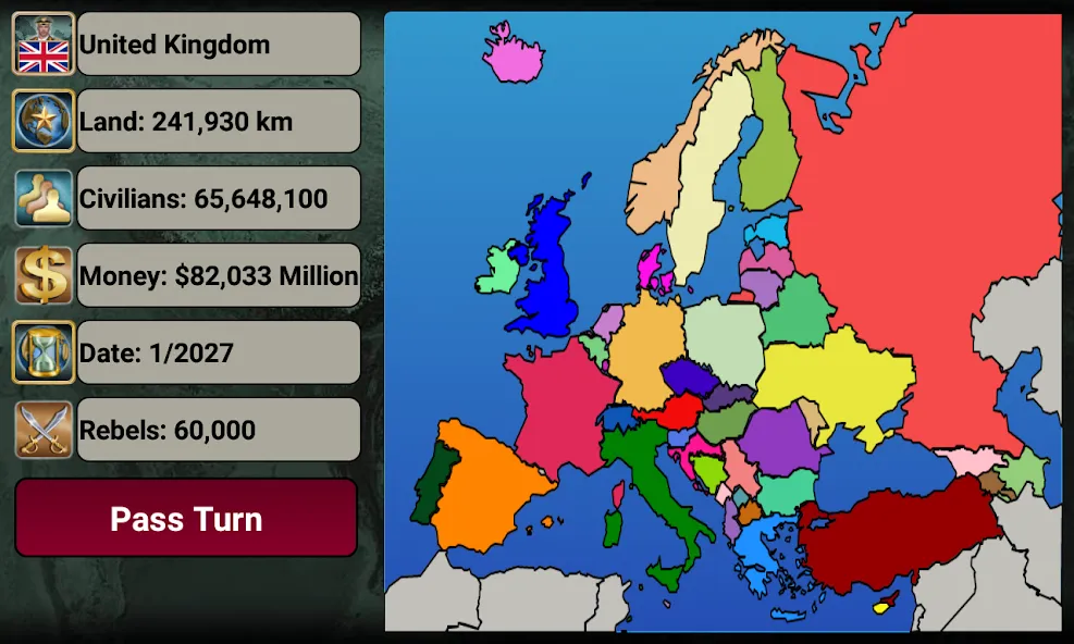 Взломанная Europe Empire [MOD: безлимитные деньги и ресурсы] на Андроид — скриншот 2