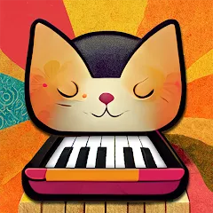Скачать Cat Piano Meow - Sounds & Game [MOD: разблокированы все звуки и уровни] на телефон