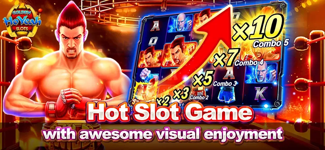 Golden HoYeah- Casino Slots [MOD: безлимитные монеты и бонусы] (Бесплатно / APK) — скриншот 3