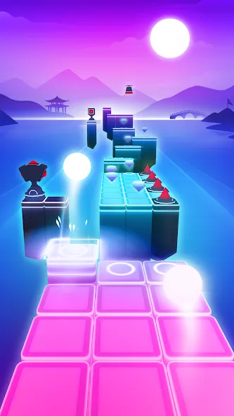Скачать взлом Dancing Sky 3 [MOD: без рекламы и все уровни открыты] — скриншот 2