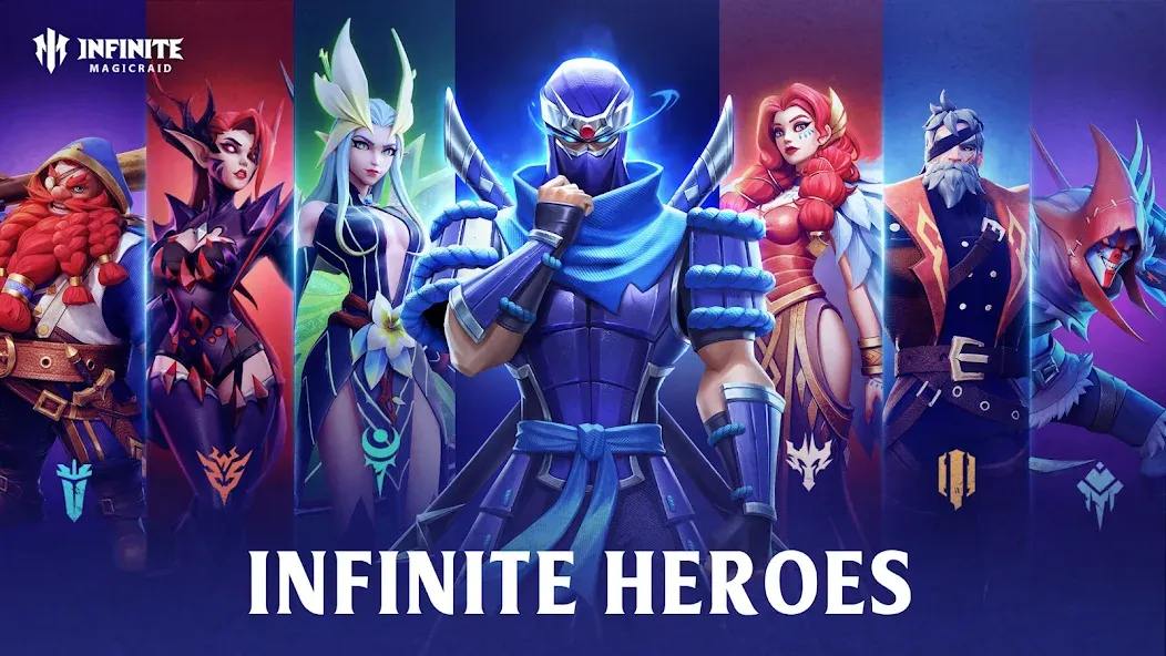 Скачать взлом Infinite Magicraid [MOD: безлимитные деньги и алмазы] — скриншот 1