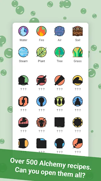 Скачать Alchemy Merge — Puzzle Game [MOD: безлимитные ресурсы и подсказки] — скриншот 1