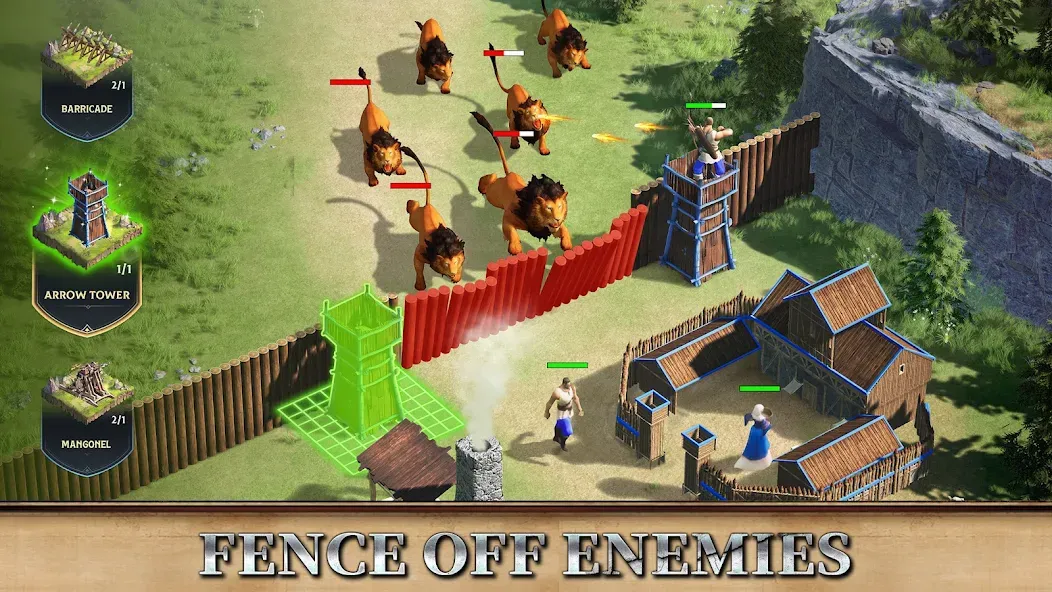 Rise of Castles: Ice and Fire [MOD: безлимитные ресурсы и ускоренное строительство] (Бесплатно / APK) — скриншот 5