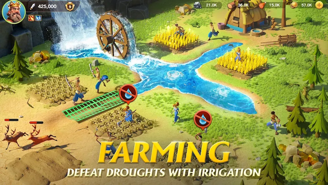 Kingdom Adventure Saga [MOD: безлимитные ресурсы и усиленная армия] на Андроид — скриншот 3