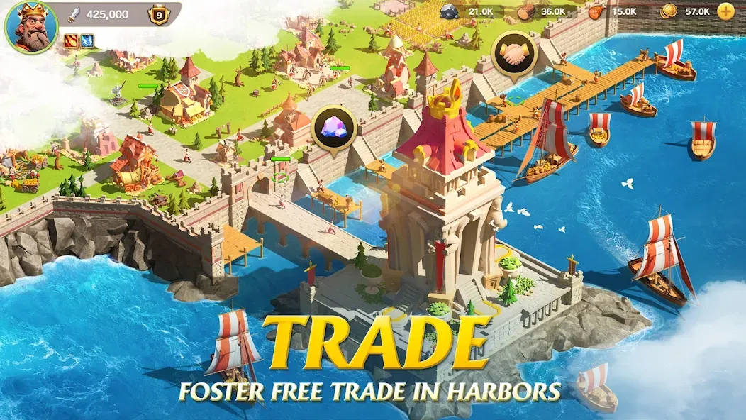 Kingdom Adventure Saga [MOD: безлимитные ресурсы и усиленная армия] на Андроид — скриншот 5