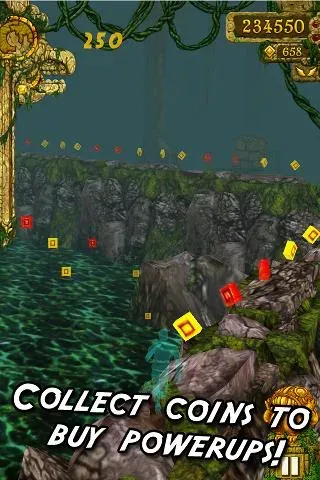 Скачать взлом Temple Run [MOD: неуязвимость и бесконечные монеты] — скриншот 2