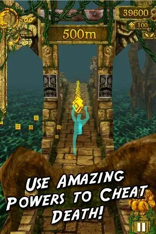Скачать взлом Temple Run [MOD: неуязвимость и бесконечные монеты] — скриншот 3
