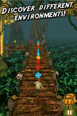 Скачать взлом Temple Run [MOD: неуязвимость и бесконечные монеты] — скриншот 4