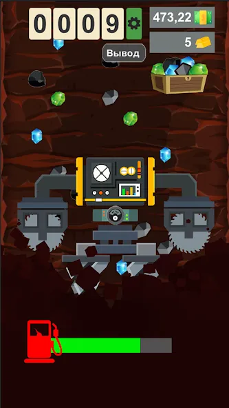 Happy Digging: Idle Miner Tyco [MOD: безлимитные деньги и алмазы] на Андроид — скриншот 2