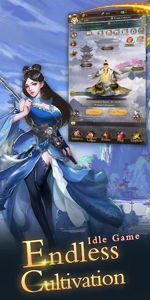 Journey to Immortality [MOD: много денег и ресурсов] — Скачать бесплатно (APK) — скриншот 2