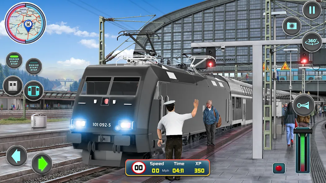 Скачать City Train Driver- Train Games [MOD: безлимитные деньги и все поезда открыты] на телефон — скриншот 1