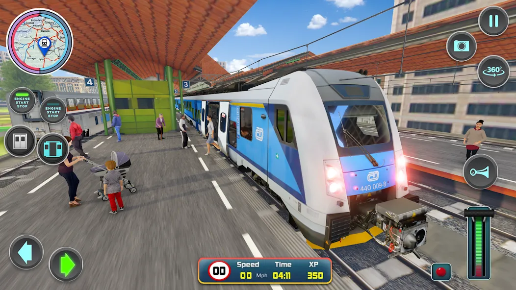 Скачать City Train Driver- Train Games [MOD: безлимитные деньги и все поезда открыты] на телефон — скриншот 2