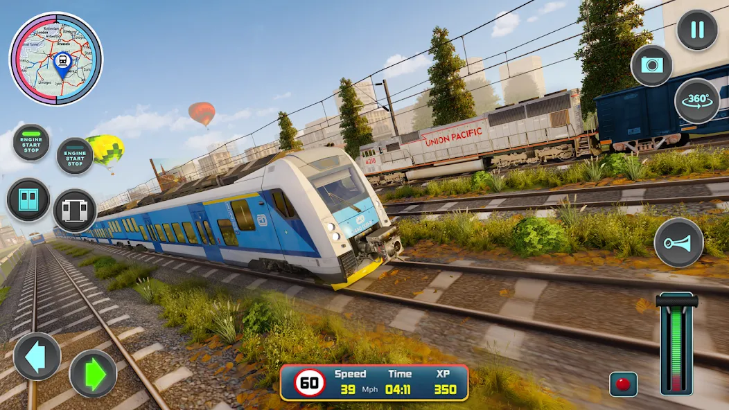 Скачать City Train Driver- Train Games [MOD: безлимитные деньги и все поезда открыты] на телефон — скриншот 3