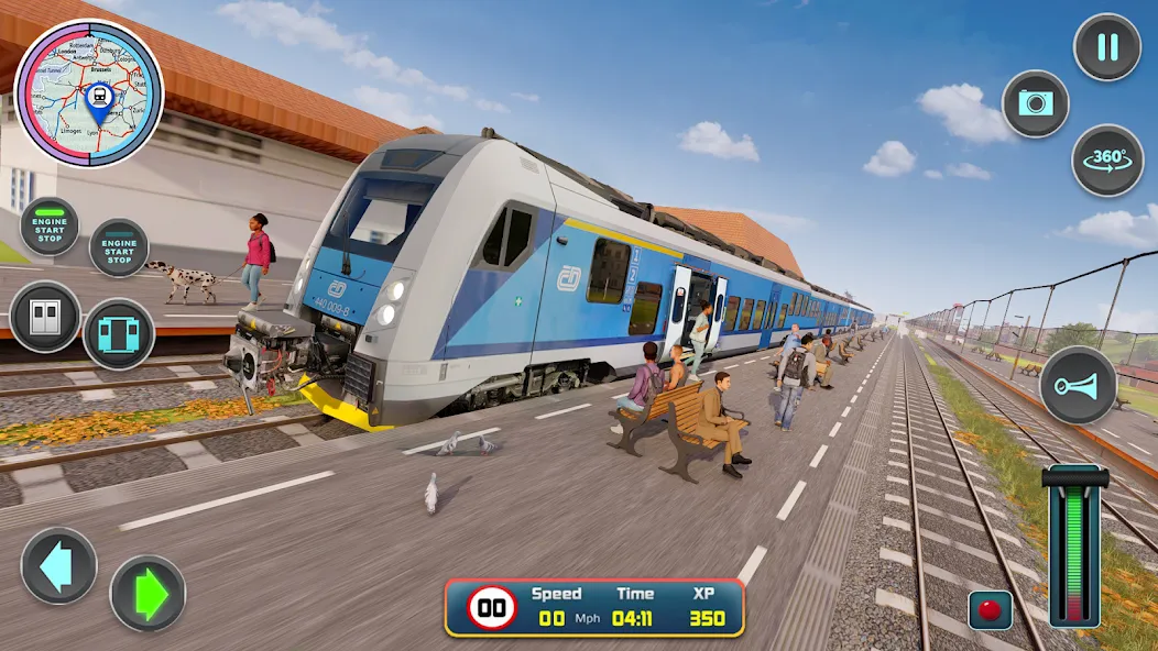 Скачать City Train Driver- Train Games [MOD: безлимитные деньги и все поезда открыты] на телефон — скриншот 5