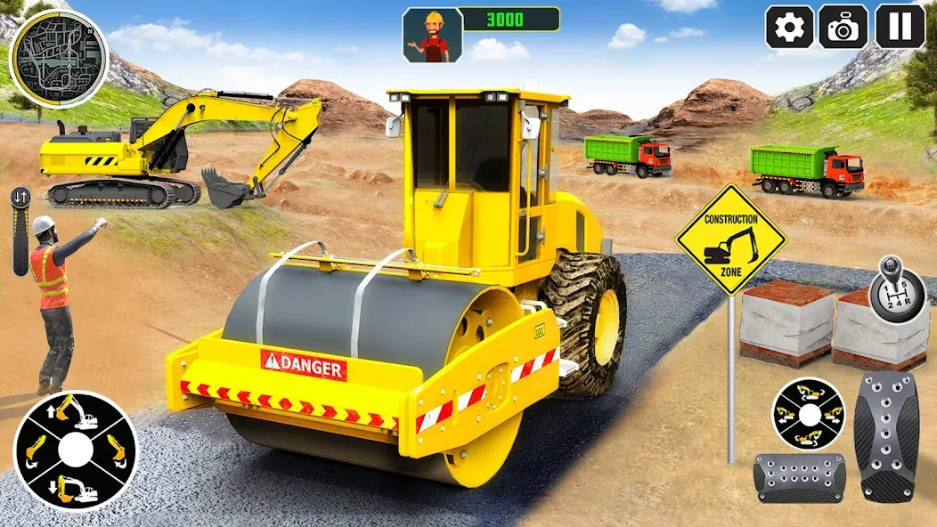 Скачать взлом City Construction Simulator 3D [MOD: безлимитные деньги и открыты все уровни] — скриншот 2