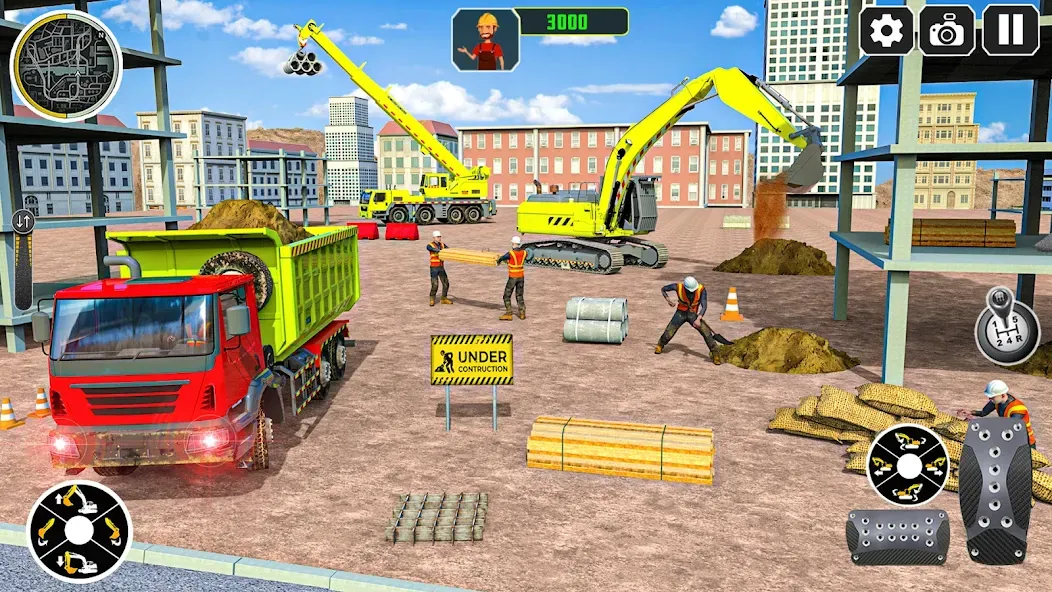 Скачать взлом City Construction Simulator 3D [MOD: безлимитные деньги и открыты все уровни] — скриншот 4