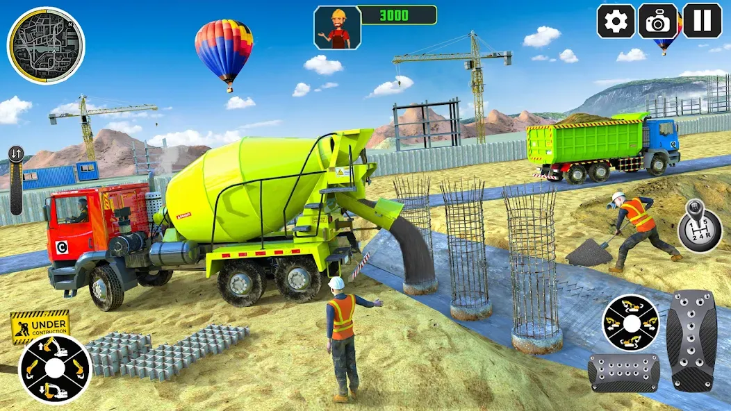 Скачать взлом City Construction Simulator 3D [MOD: безлимитные деньги и открыты все уровни] — скриншот 5