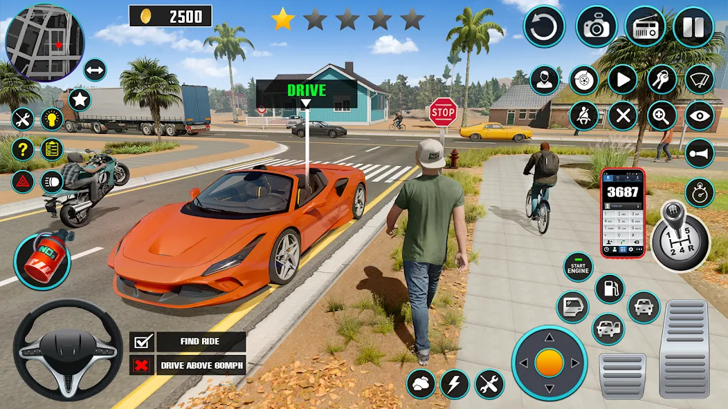 Скачать взлом Open World Car Driving Games [MOD: безлимитные деньги и все машины] — скриншот 2