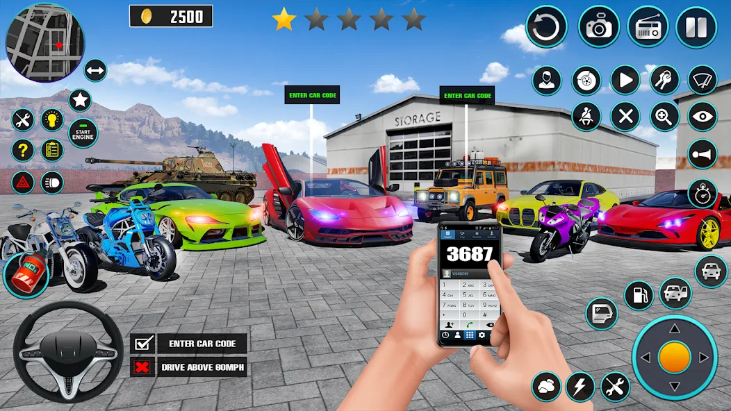 Скачать взлом Open World Car Driving Games [MOD: безлимитные деньги и все машины] — скриншот 3