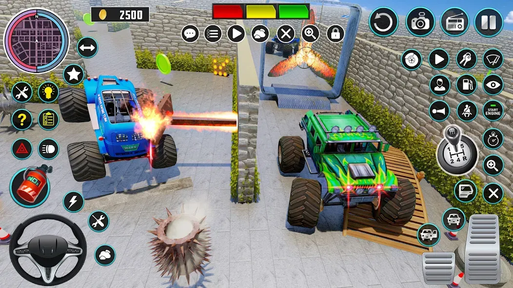 Скачать Monster Truck Maze Puzzle Game [MOD: безлимитные деньги и все машины открыты] на телефон — скриншот 4