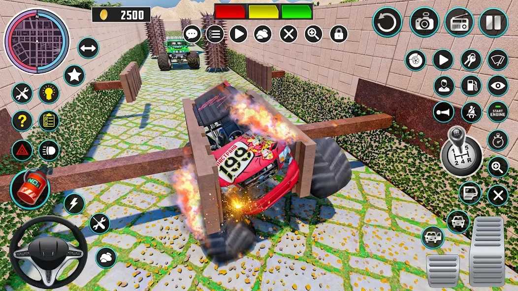Скачать Monster Truck Maze Puzzle Game [MOD: безлимитные деньги и все машины открыты] на телефон — скриншот 5