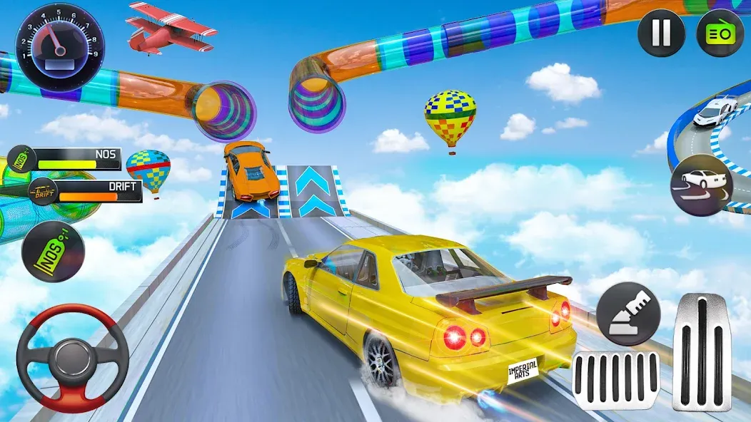 Mega Ramp Car Stunts Race Game [MOD: безлимитные деньги и все машины открыты] (Бесплатно / APK) — скриншот 2