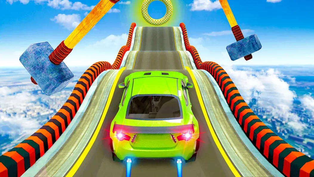 Mega Ramp Car Stunts Race Game [MOD: безлимитные деньги и все машины открыты] (Бесплатно / APK) — скриншот 5
