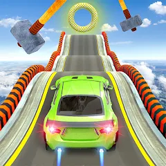 Mega Ramp Car Stunts Race Game [MOD: безлимитные деньги и все машины открыты] (Бесплатно / APK)