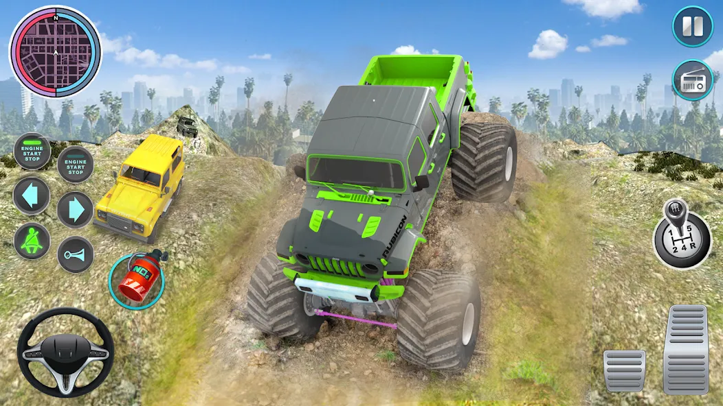 Скачать Monster Truck Off Road Racing [MOD: безлимитные деньги и все машины открыты] на телефон — скриншот 2
