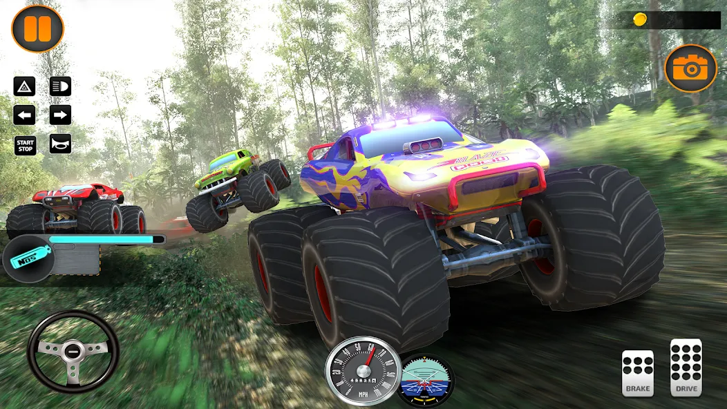 Скачать Monster Truck Off Road Racing [MOD: безлимитные деньги и все машины открыты] на телефон — скриншот 5