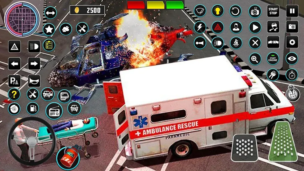 Heli Ambulance Simulator Game [MOD: безлимитные деньги и все вертолеты] — Скачать бесплатно (APK) — скриншот 4