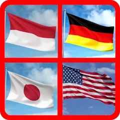 Tebak Gambar Bendera [MOD: открыты все уровни и подсказки] (Бесплатно / APK)