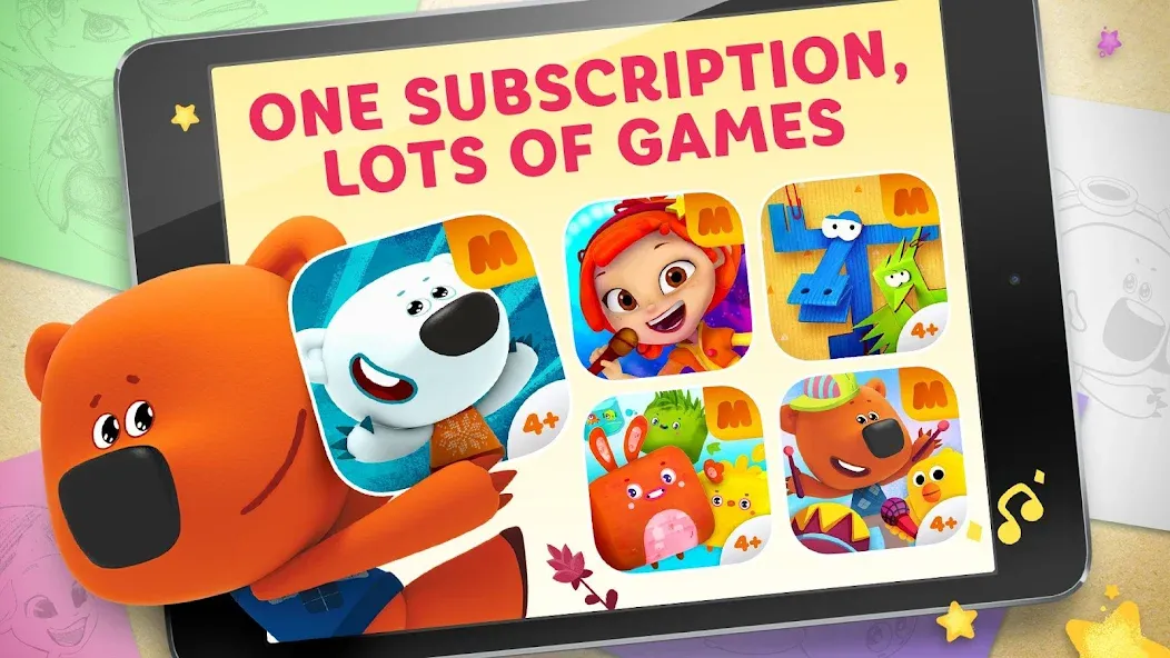 Be-be-bears - Creative world [MOD: творческий мир с открытыми возможностями] — Скачать бесплатно (APK) — скриншот 1