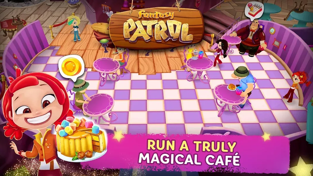 Fantasy Patrol: Cafe [MOD: много монет и всё открыто] последняя версия — скриншот 1
