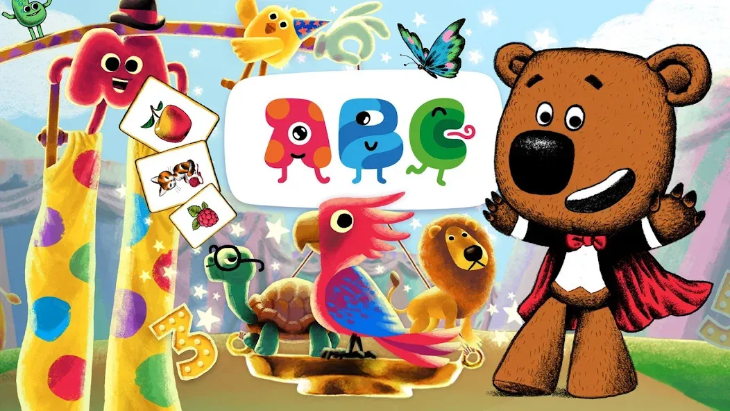 Be-be-bears: Early Learning [MOD: безлимитные монеты и всё открыто] последняя версия — скриншот 1