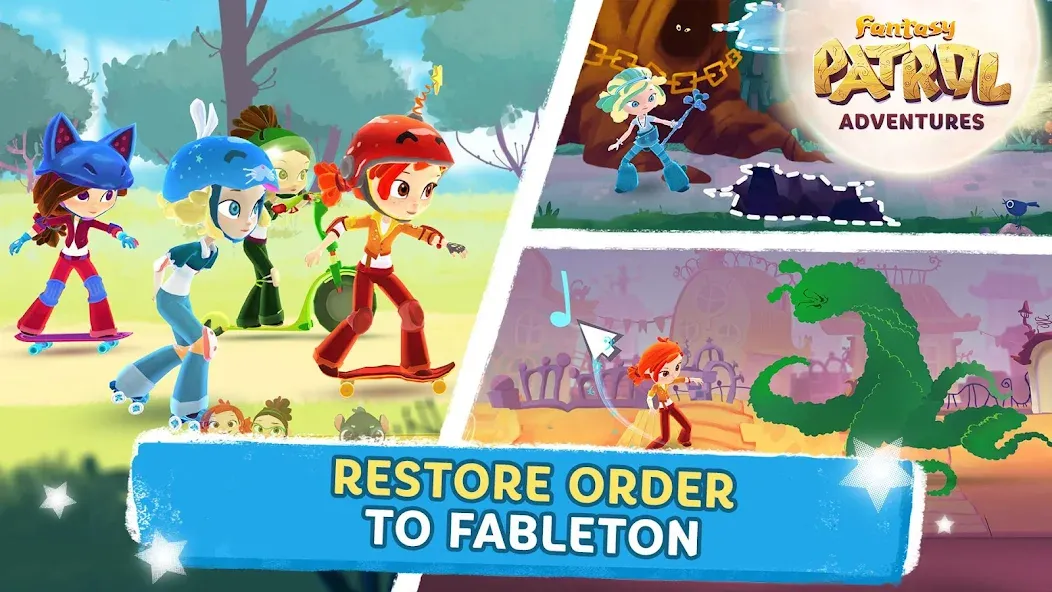Скачать взлом Fantasy patrol: Adventures [MOD: много монет и все уровни открыты] — скриншот 5