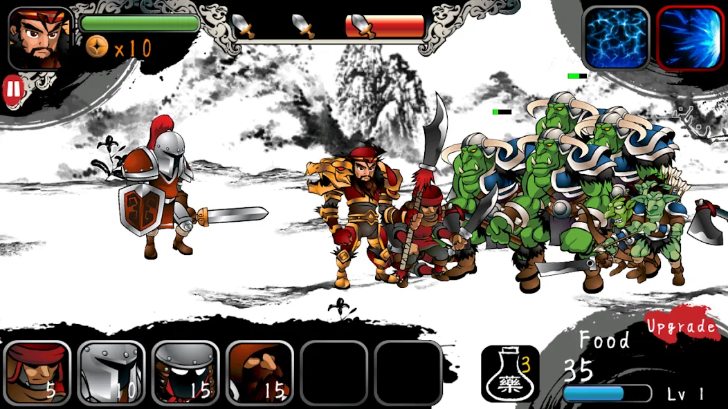 Three Kingdoms Defense [MOD: безлимитные ресурсы и мощные герои] — Скачать бесплатно (APK) — скриншот 3
