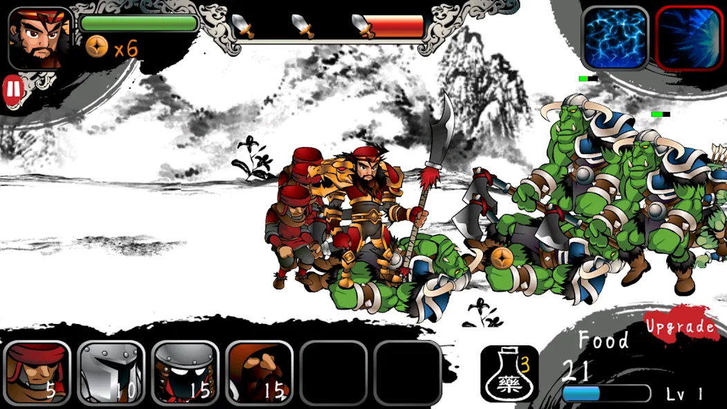 Three Kingdoms Defense [MOD: безлимитные ресурсы и мощные герои] — Скачать бесплатно (APK) — скриншот 5