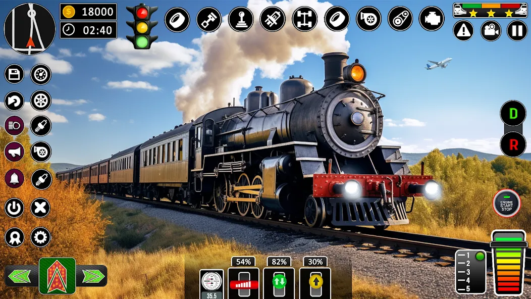 Скачать City Train Games Driver Sim 3D [MOD: безлимитные деньги и все поезда открыты] на телефон — скриншот 3