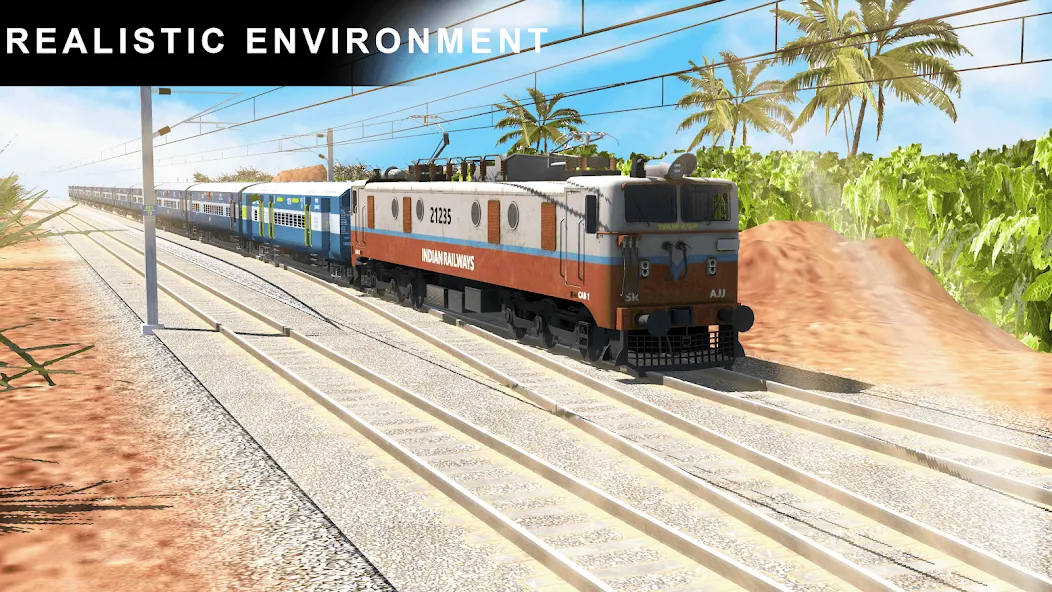 Скачать взлом Indian Railway Train Simulator [MOD: безлимитные деньги и топливо] — скриншот 5