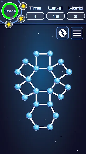 Скачать взлом Connect The Dots [MOD: безлимитные подсказки и все уровни] — скриншот 3