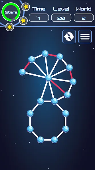 Скачать взлом Connect The Dots [MOD: безлимитные подсказки и все уровни] — скриншот 4